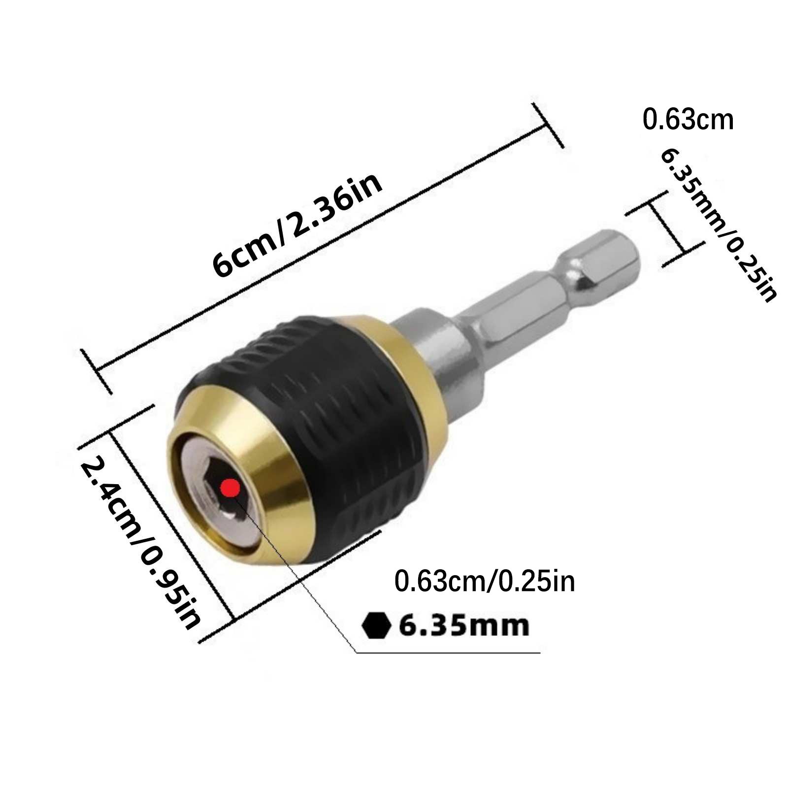 1/4inch Hex Shank Quick Release Drill Bit Holder Extension Tool For Screwdriver