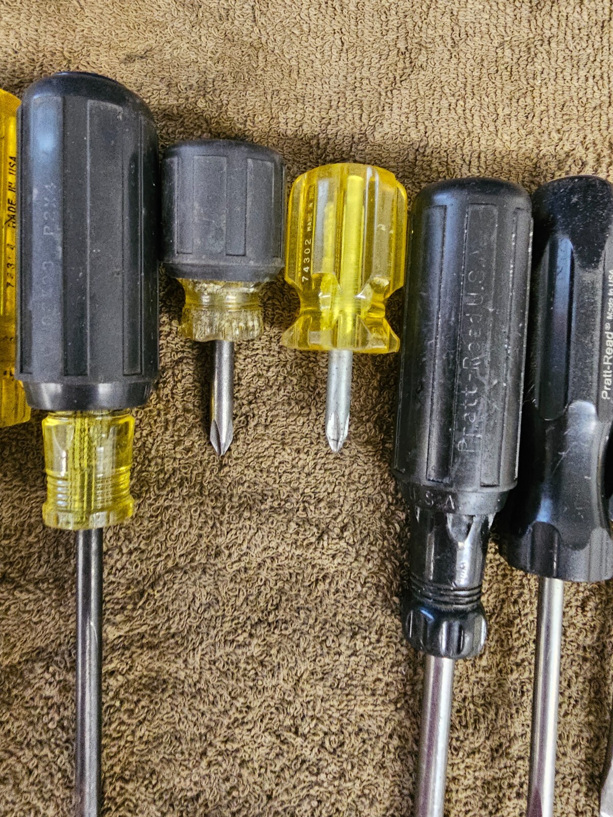 21 Pratt Read Crescent Screwdriver Set Slotted Phillips Flat Head Tip Long Short