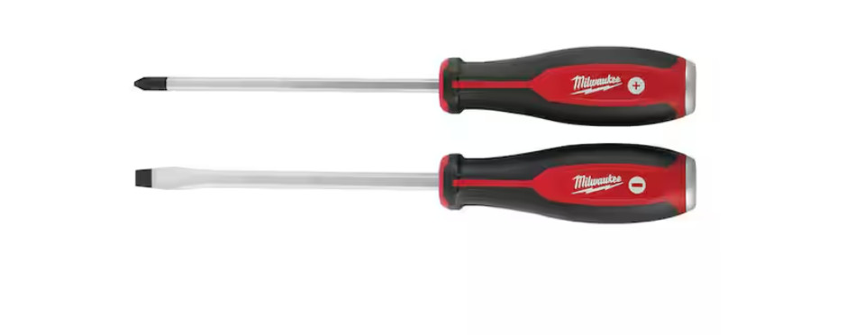 Demo Screwdriver Drivers With Steel Caps (2-piece) | Milwaukee Demolition Set