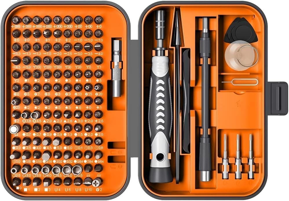 RARTOP Precision Screwdriver Set, 130 in 1 with 120 bits Repair Tool Steel