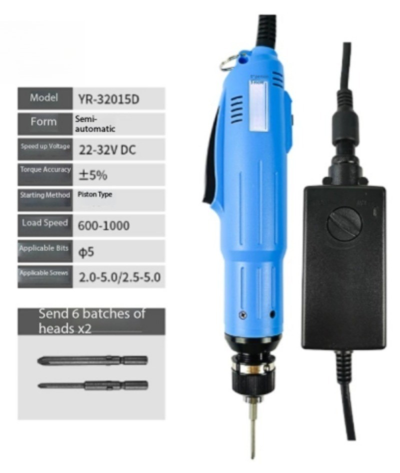 Electric Screwdriver Industrial-Grade Corded Model 220V for Home Repairs