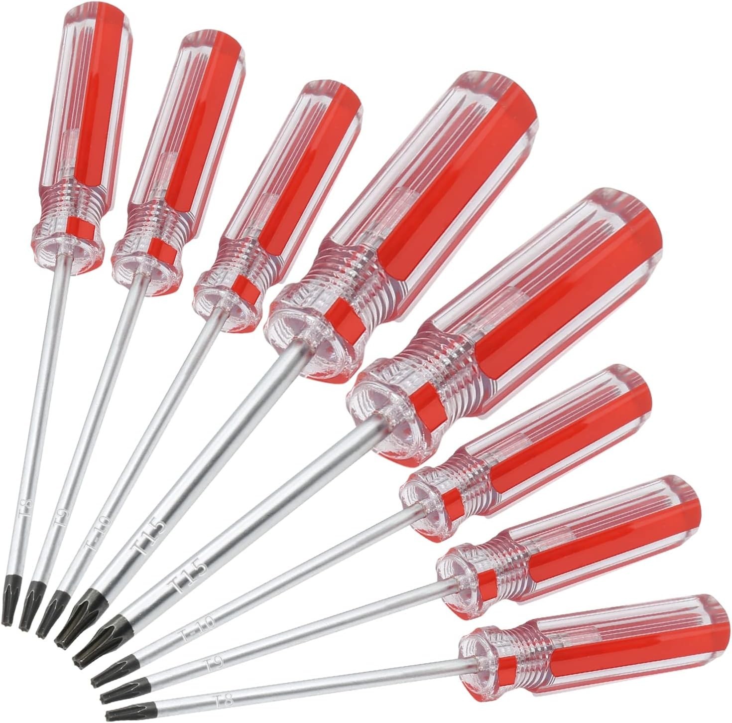 8PCS Magnetic Torx Screwdriver Set – T8, T9, T10, T15 Torx Security Screwdriver