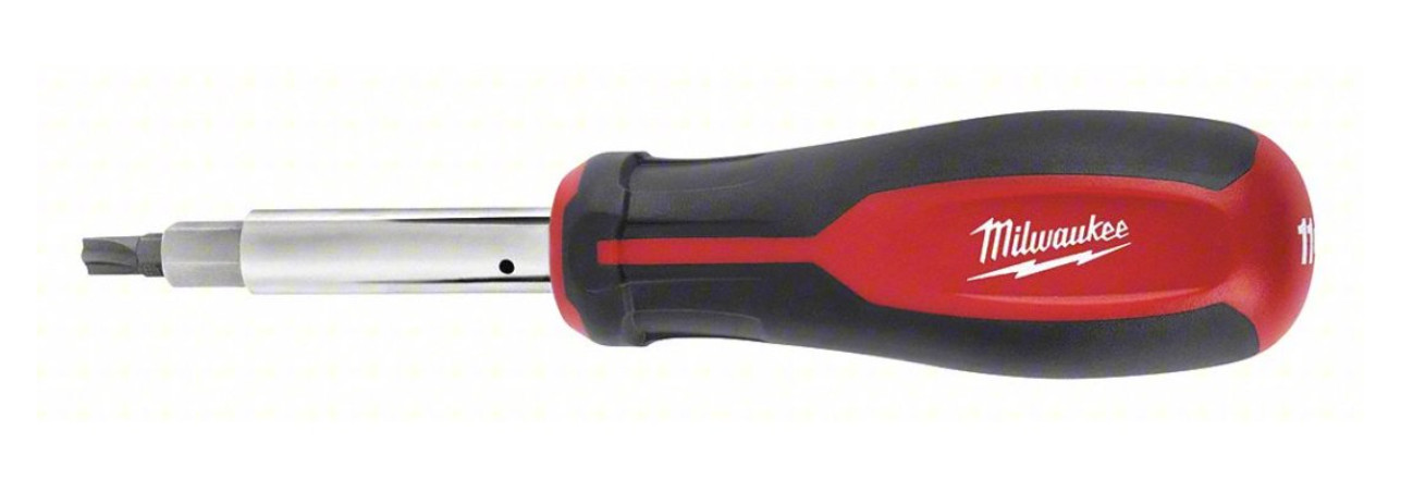 48-22-2760 Milwaukee 11-in-1 Screwdriver with 8 Bits and 3 Nut Drivers