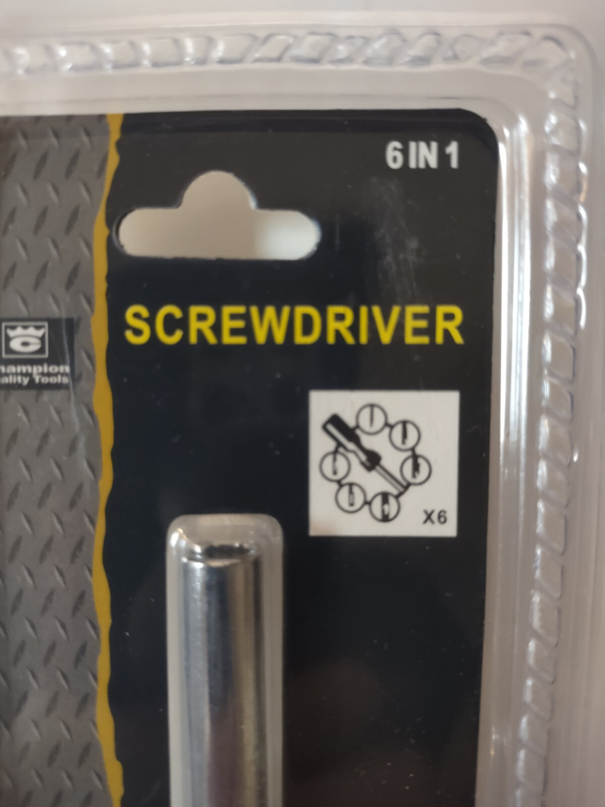 Champion 6 in 1 Slotted Flathead Phillips Screwdriver Set – LOT OF 6
