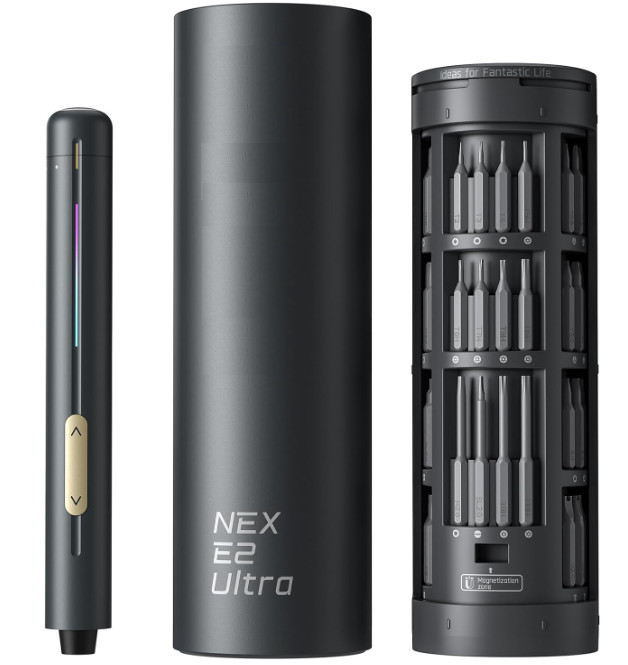 Juego 10 puntas Torx seguridad T6-T40, 2″, acero S2, magnéticas, hex 1/4″.