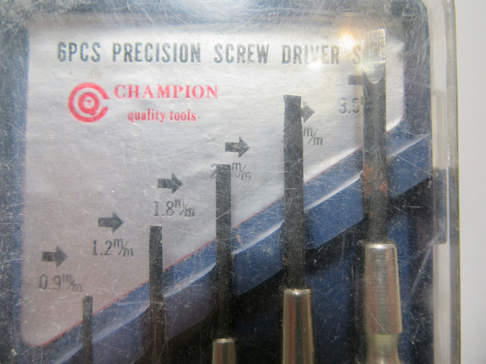 Champion Quality Tools 6 Piece Precision Screwdriver Set with Case