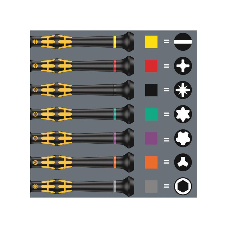 Wera 05030114001 ESD Kraftform Micro Security Torx Precision Screwdriver, T8s
