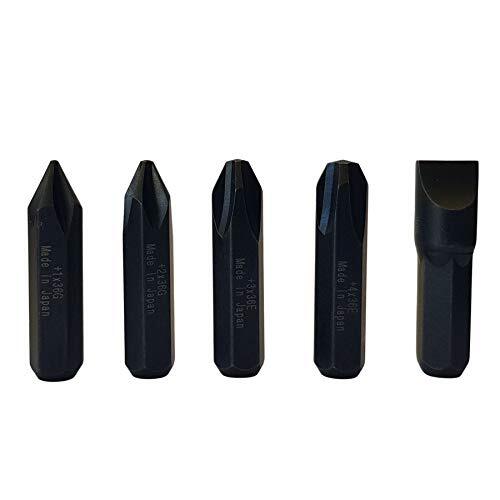 5/16″ JIS Impact Screwdriver Bits | Made in Japan | +1 +2 +3 +4-10 (36Mm