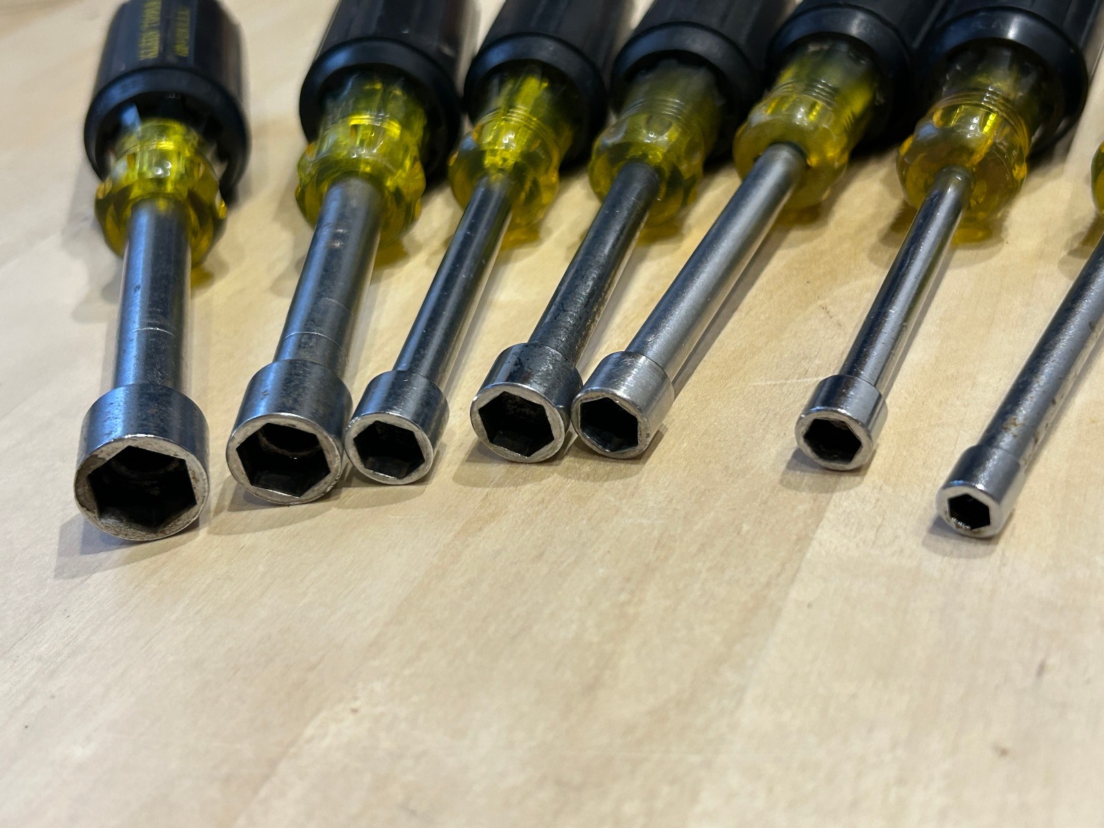 KLEIN TOOLS No. 630 Nut Driver Set – 3/16″ – 1/2″ – 7 pieces – USA