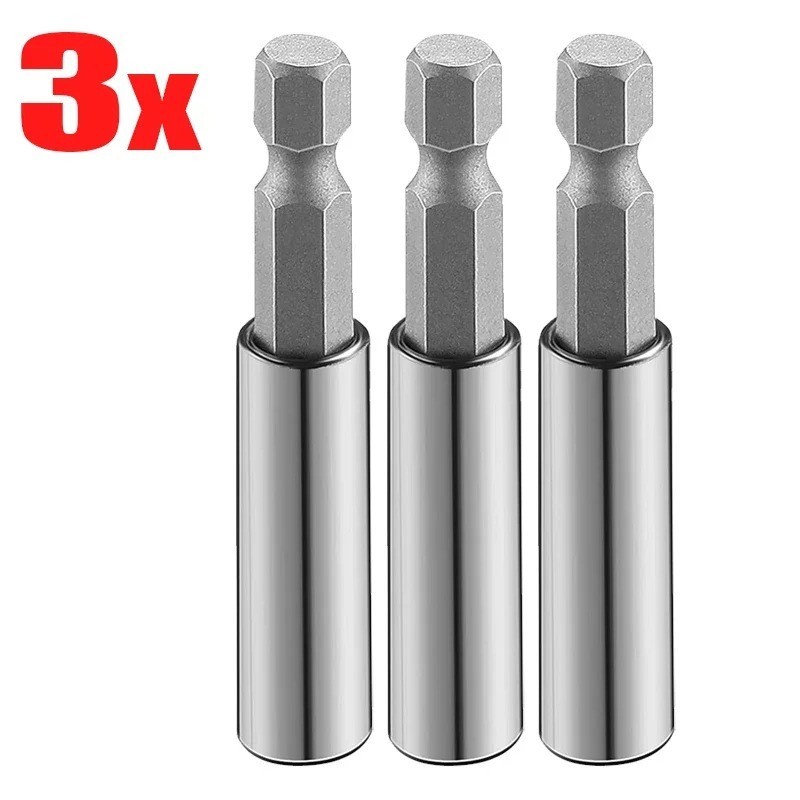Magnetic Screwdriver Bit Holder Extension Rod Hex Shank Tool 1/10PCS