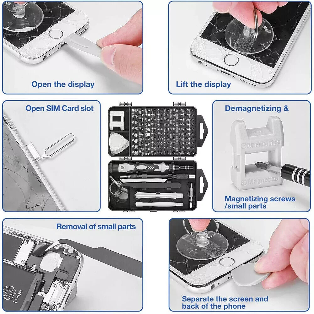117 in 1 Precision Mechanical Screwdriver Set Magnetic Repair Tool Kit HandWork
