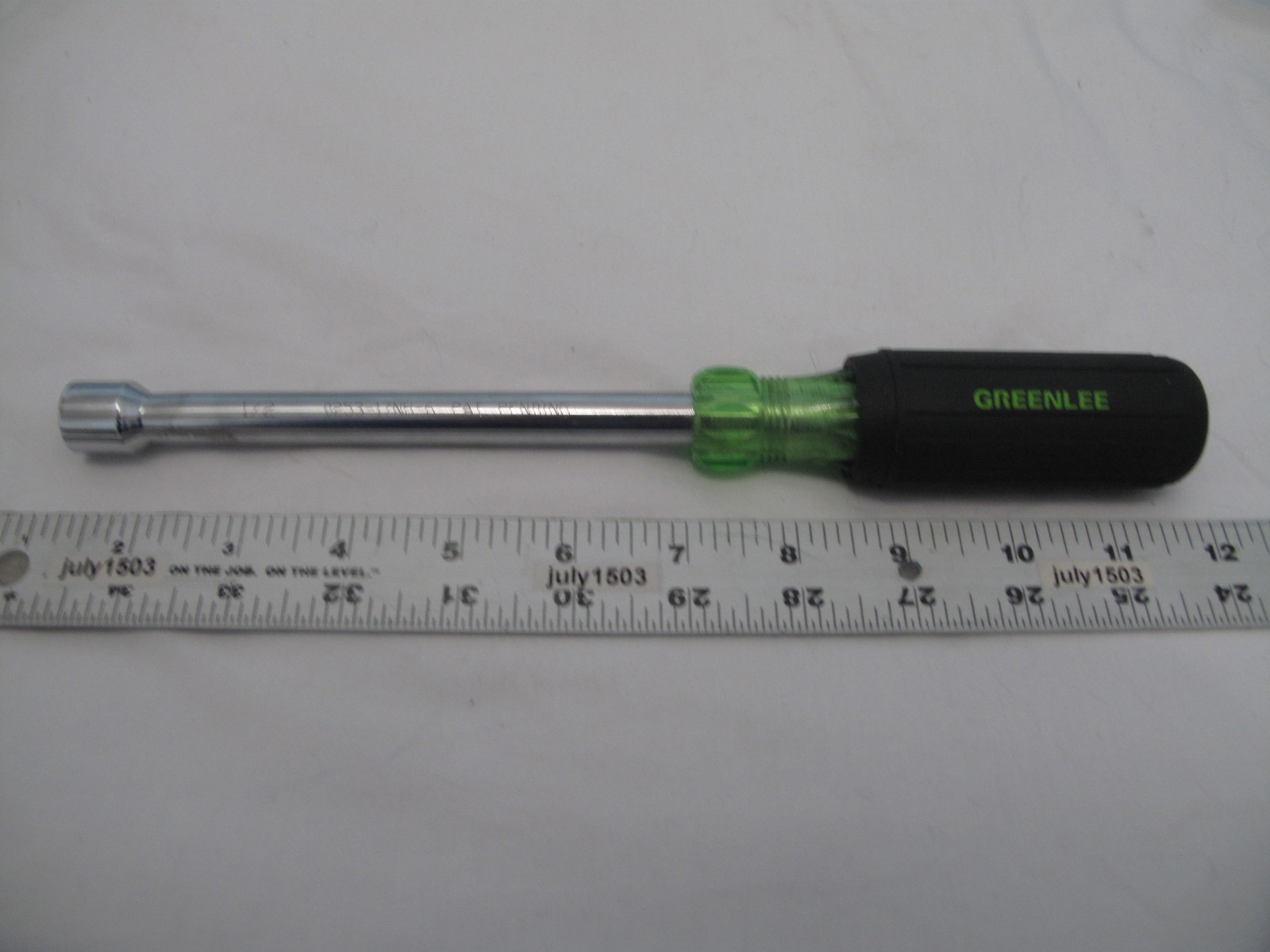 (1) NEW Greenlee 1/2″ Hex Nut Driver Tap Hold Release 0253-17NH-6 Grip Bolt