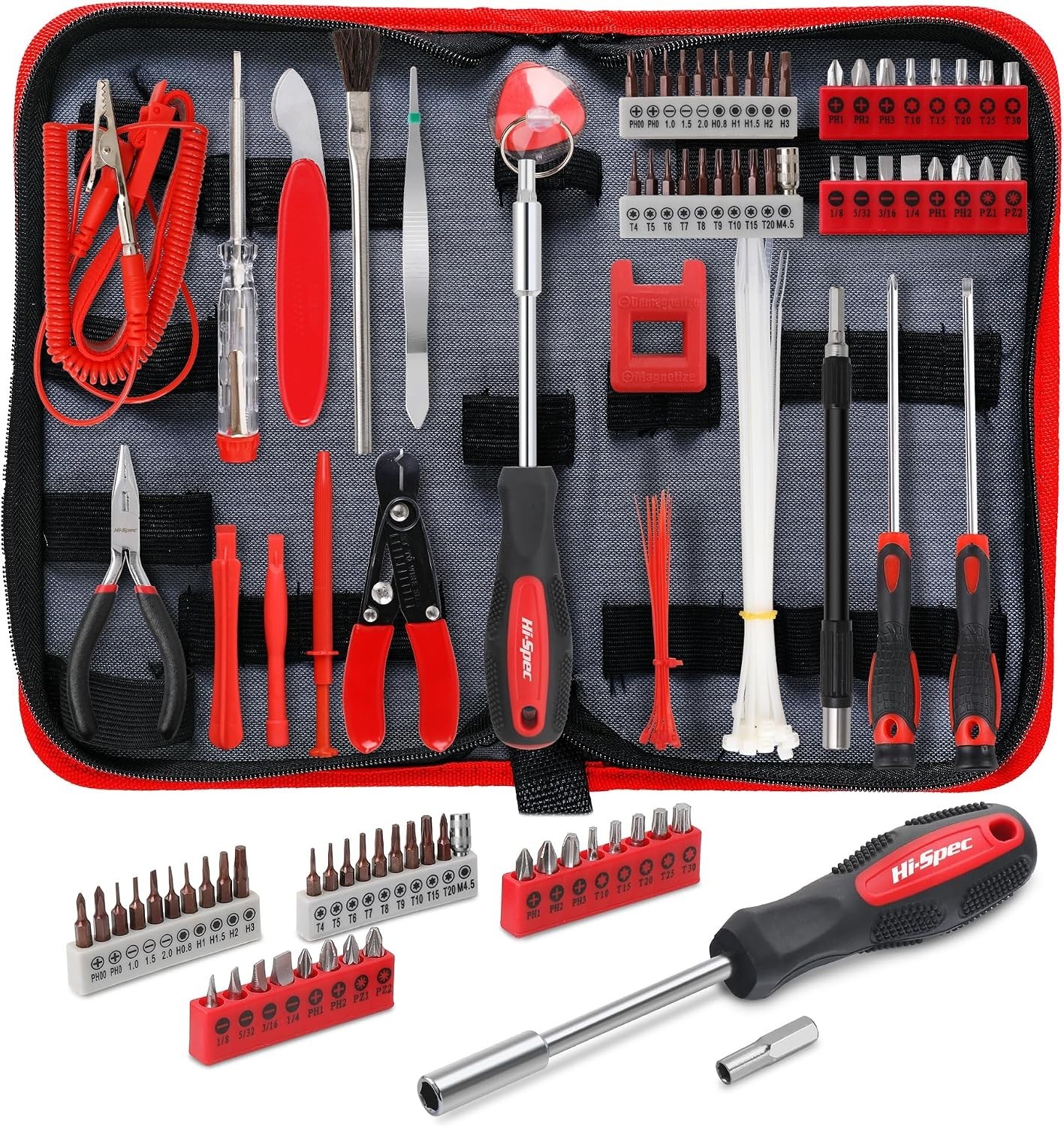 Comprehensive 56pc Electronics Repair Set for Everyday Fixes