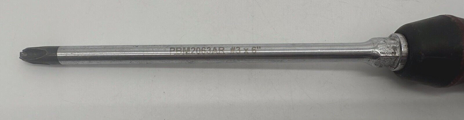 Mac Tools PBM2063AR #3 x 6″ Shank Phillips Screwdriver Preowned Free Shipping