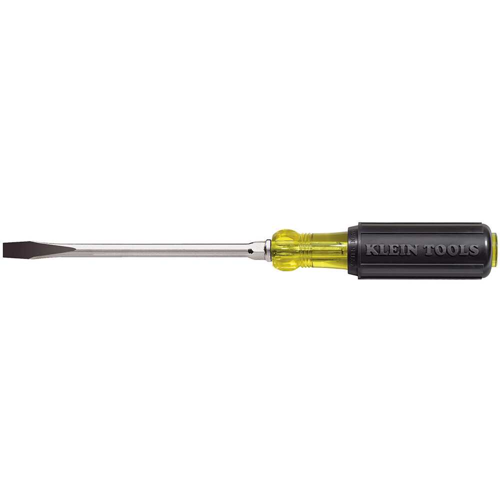 Klein Tools 602-4 1/4″ Keystone-Tip Screwdriver with 4″ Heavy-Duty Round-Shank
