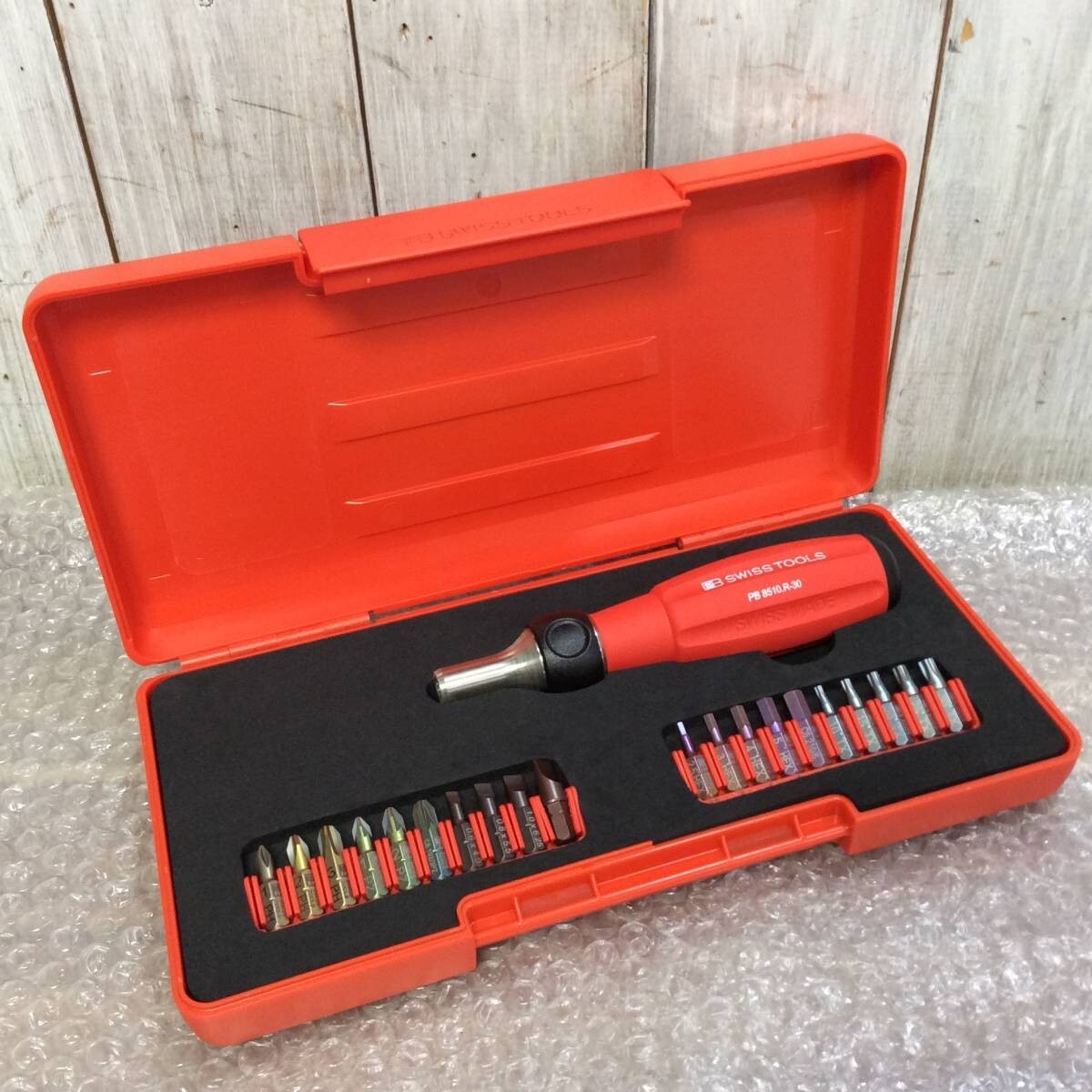 PB Swiss Tools Ratchet Driver Set 8510R-100 Set DIY Carpenter Repair Tool Red JP