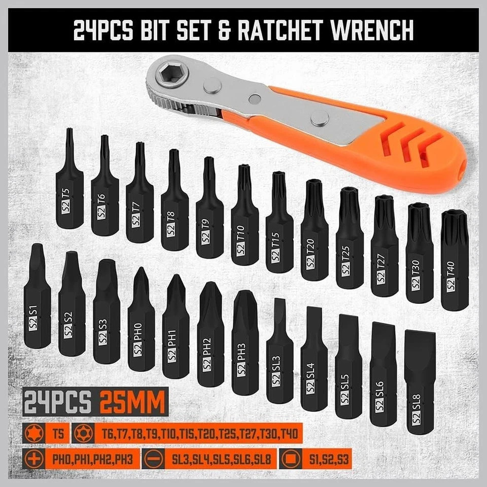 Magnetic Nut Driver Set | 47-Piece | Nut Driver Set for Impact Drill | SAE (1/4″