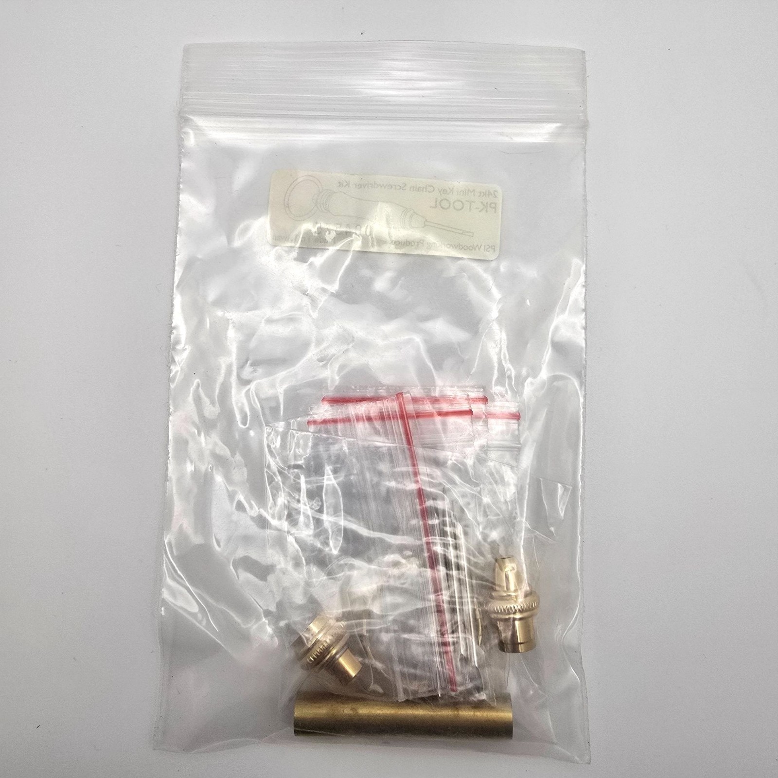 PSI Woodworking 24Kt Gold Mini Key Chain Screwdriver Kit PK-TOOL DIY Craft 4575