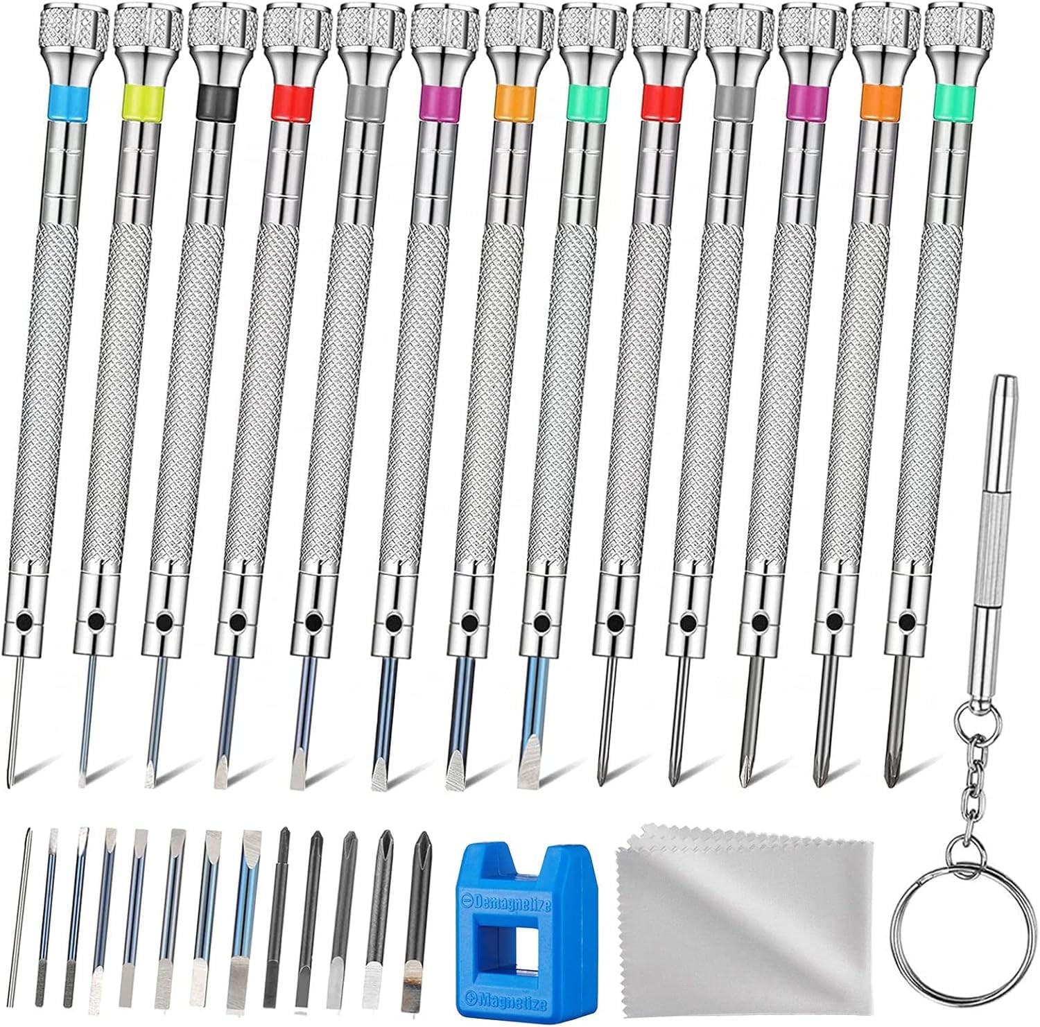 13PCS Professional Watch Screwdriver Set, Micro Precision Glasses Repair