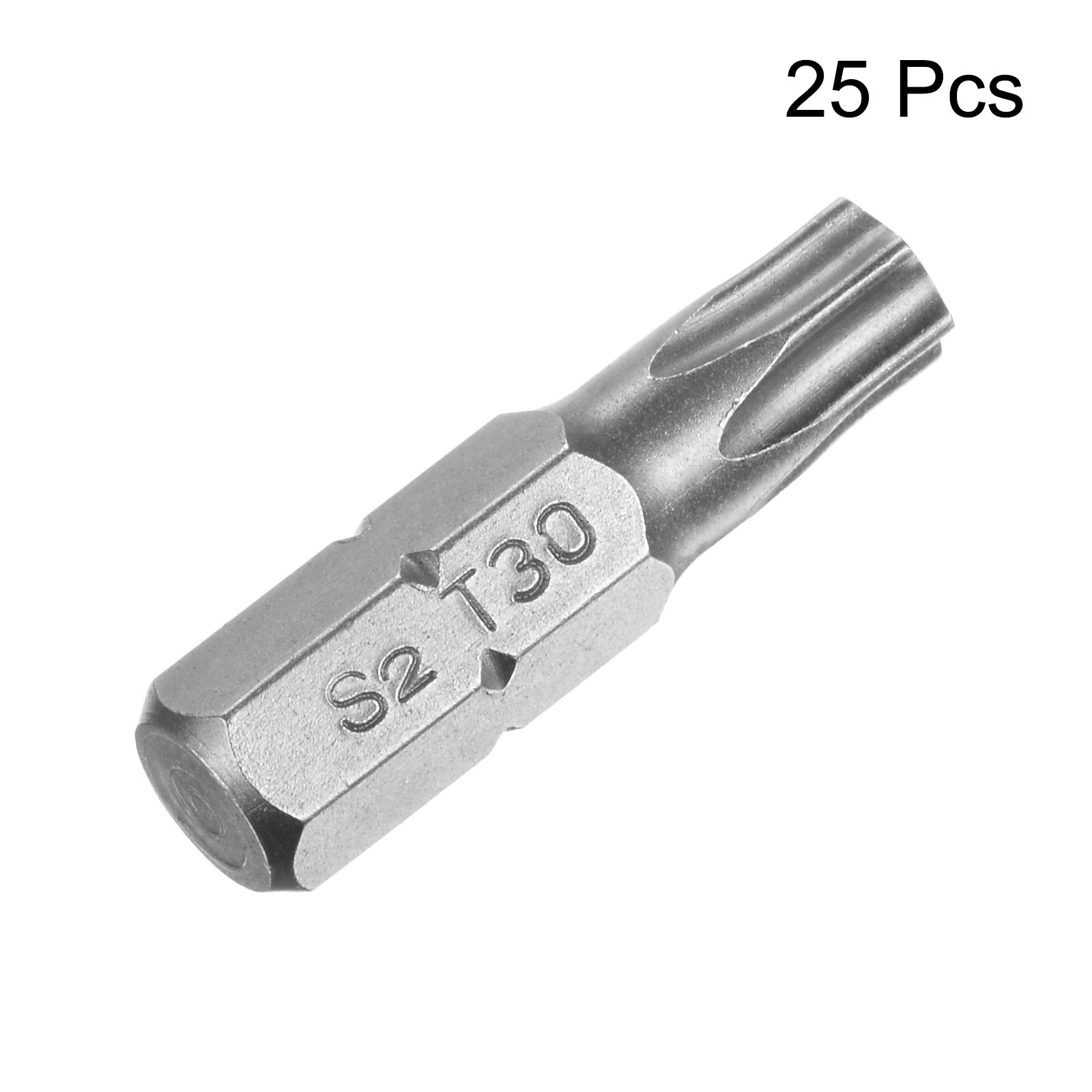 Torx Bits 1/4″ Magnetic Screwdriver T30 Screw Driver Bit S2 Alloy Steel 25pcs