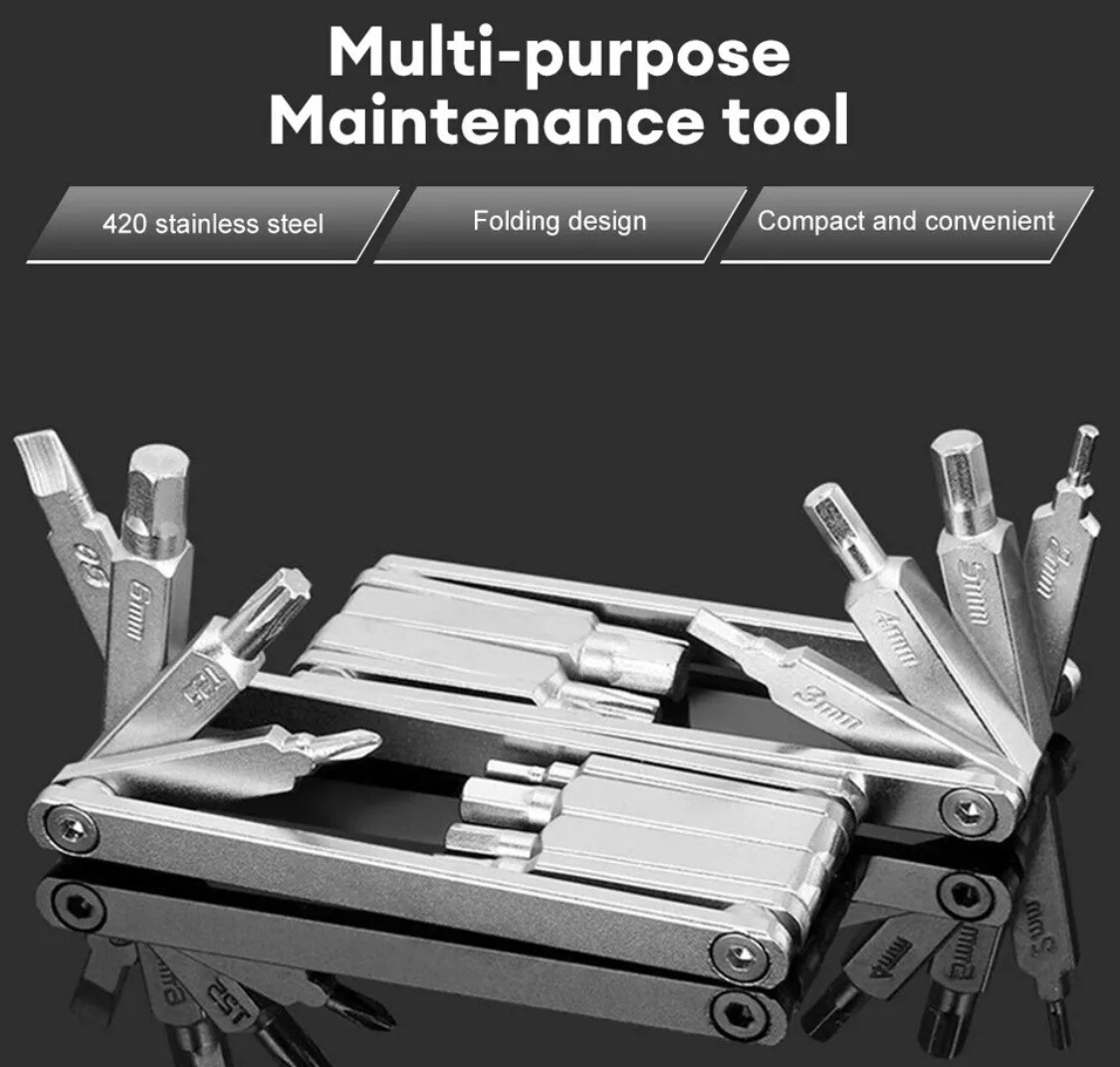 Universal Pocket travel Folding Tool Set with Screwdrivers and Wrenches