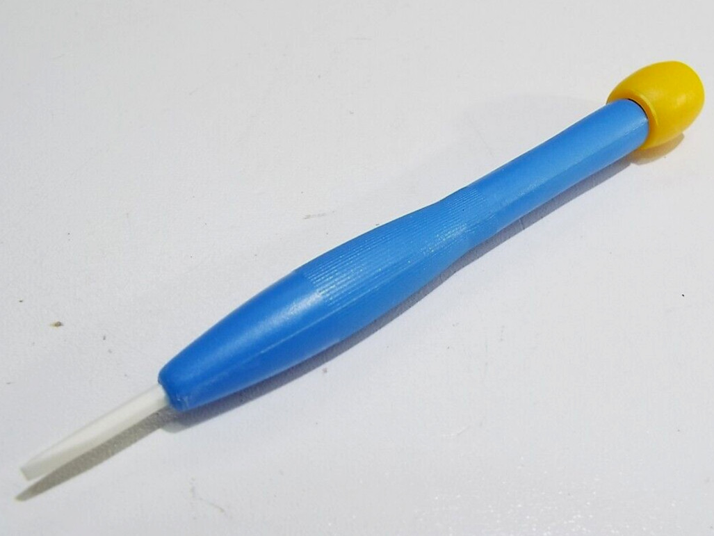 x2 Ceramic Tuning alignment slotted Screw driver Non conductive Non magnetic ESD