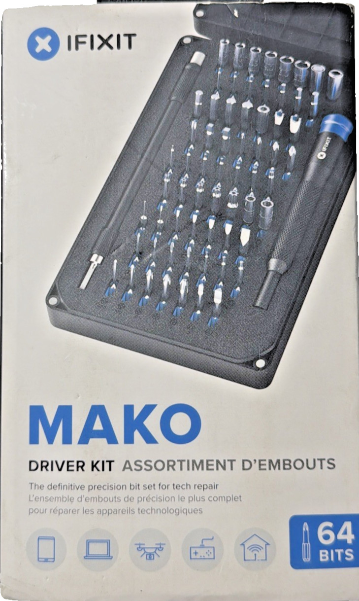 iFixit Mako Driver Kit 64 Precision Repair Bit Set Apple Android New Fast Ship