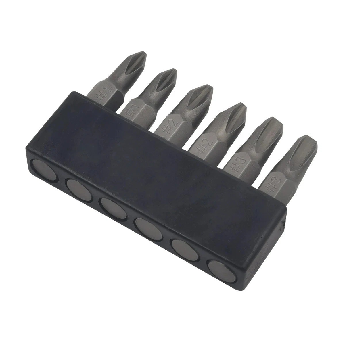 6Pcs 35Mm JIS Screwdriver Bit Set with Magnetic Tip, 1/4 Hex Shank, S2 Alloy_Ste
