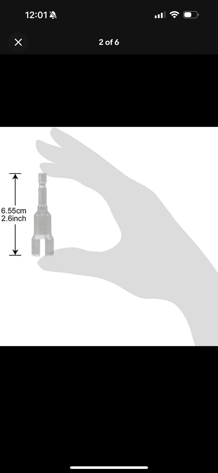 Wing Nut Driver, 2 Pack, Power Wing Nut Drill Bit Socket Tool with 1/4 Quick Con