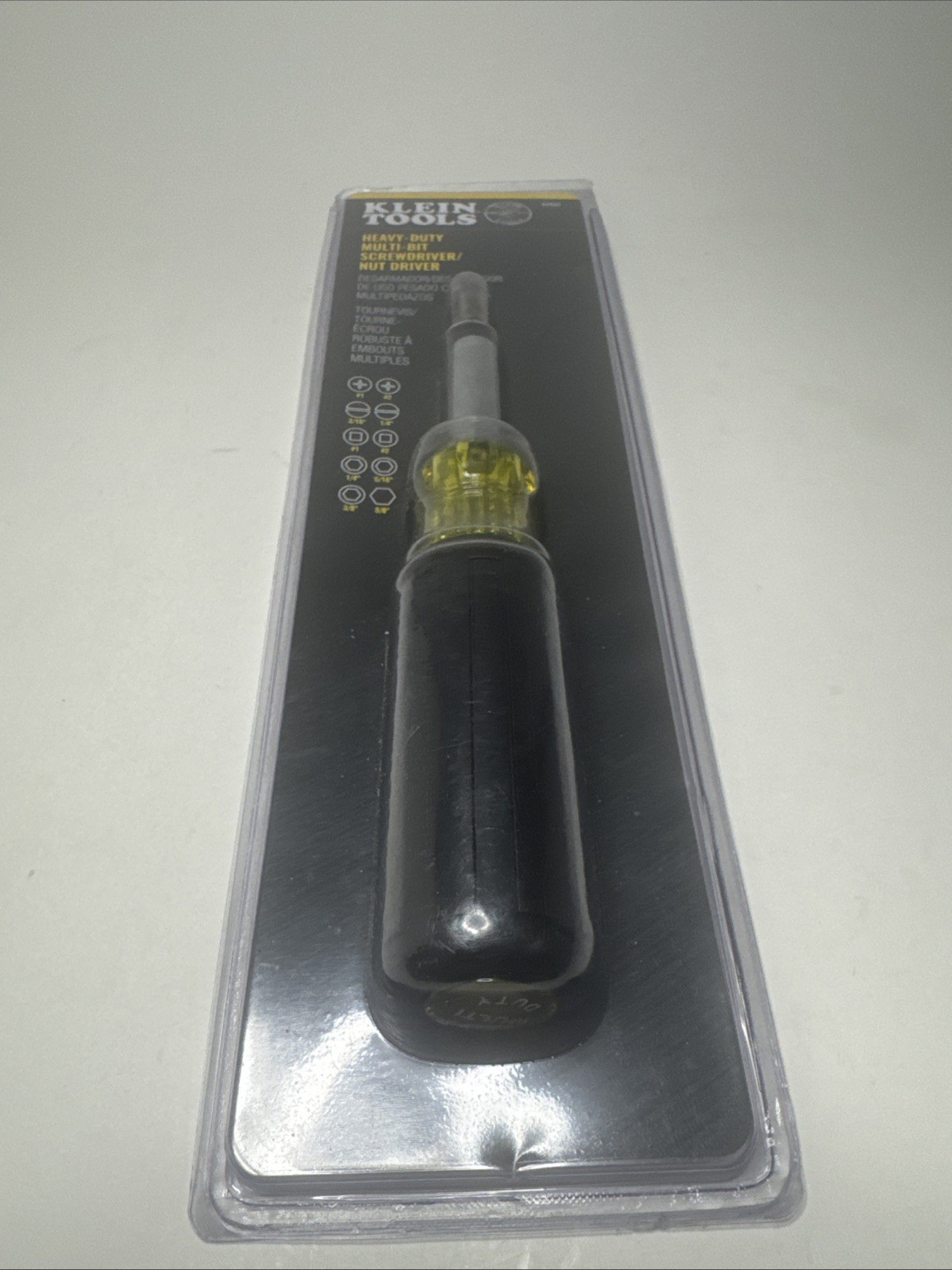 NEW Klein Tools 32557 Heavy Duty Multi-Bit Screwdriver Nut Driver 10-in-1