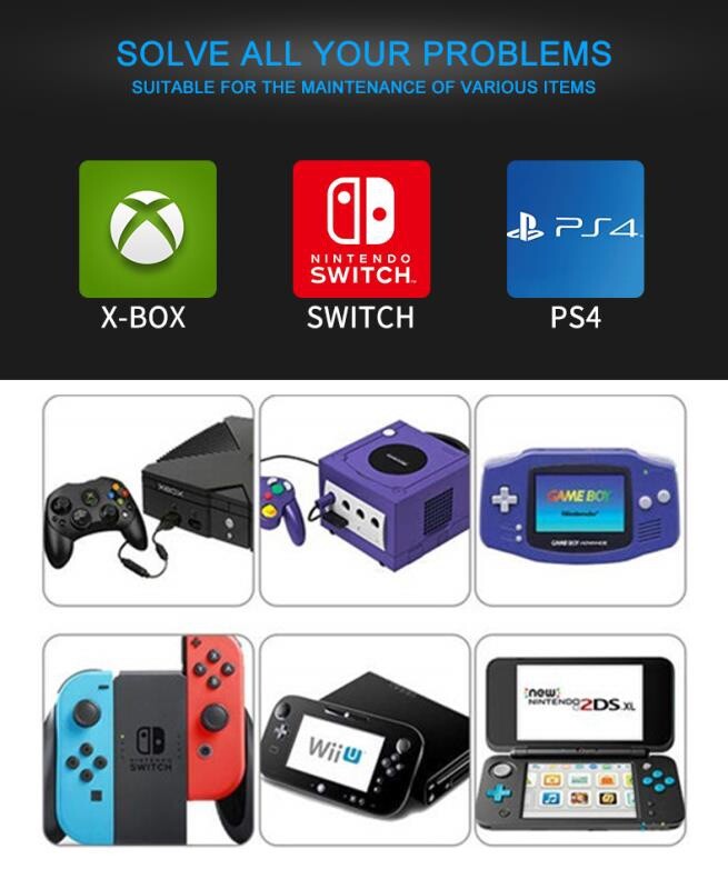 17Pcs Tool kit Security Nintendo Switch Xbox 360 PS4 Console Controller Joycon 1