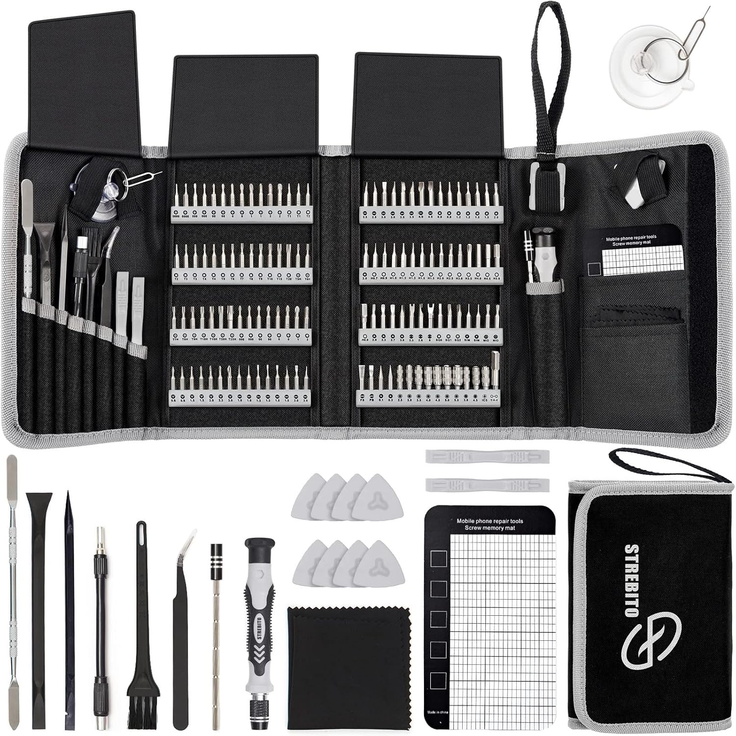 NEW Electronics Precision Screwdriver Set 142-Piece 120 Bits Magnetic Repair Kit