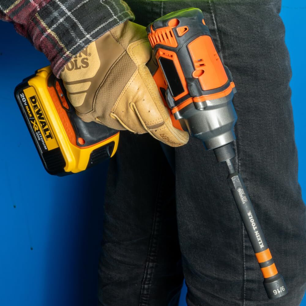 Klein Tools 6 Piece Magnetic Nut Driver Set with Ratcheting Handle