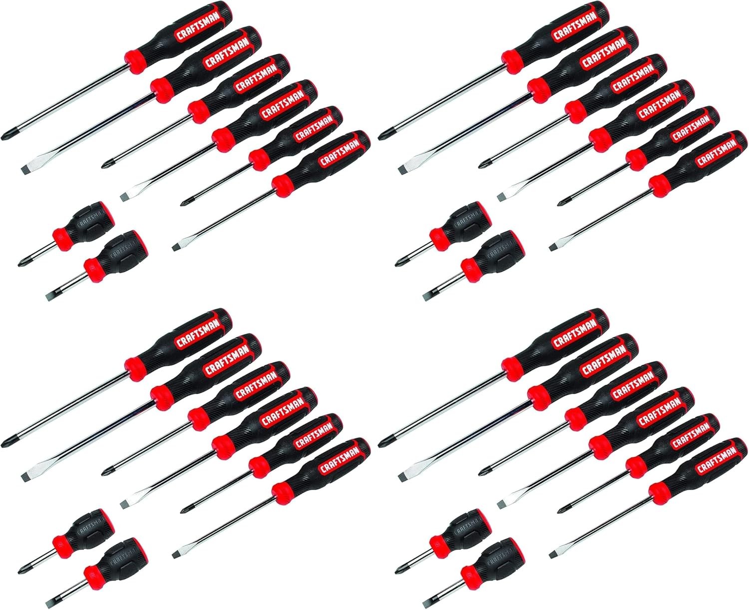 Screwdriver Set, Bi-Material, 8 Piece Set (CMHT65075N)