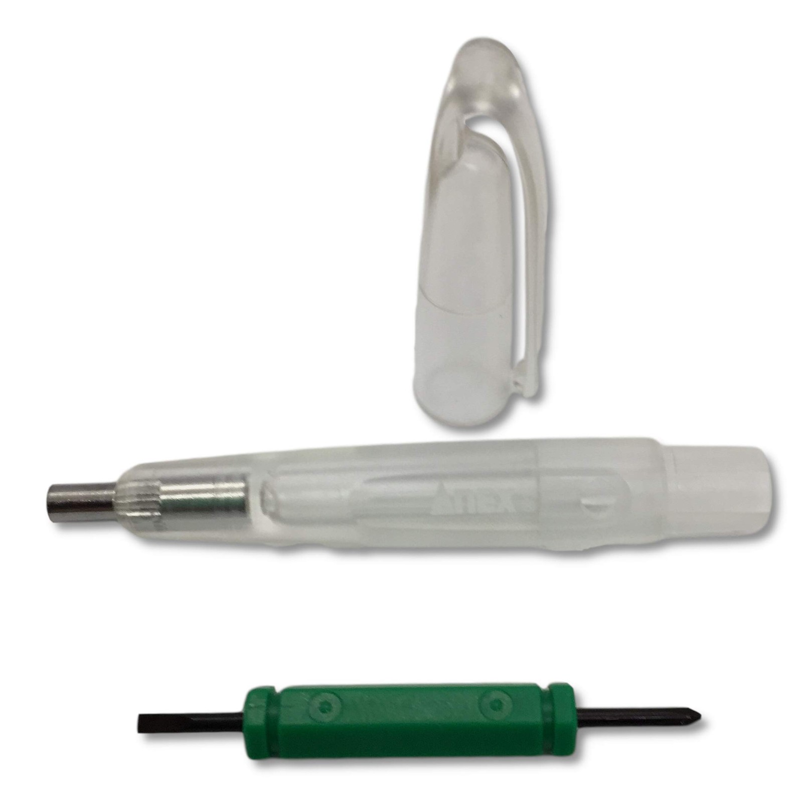 ANEX Eyeglass Sunglass Repair Screwdriver and Nut Driver Set Tool, Green