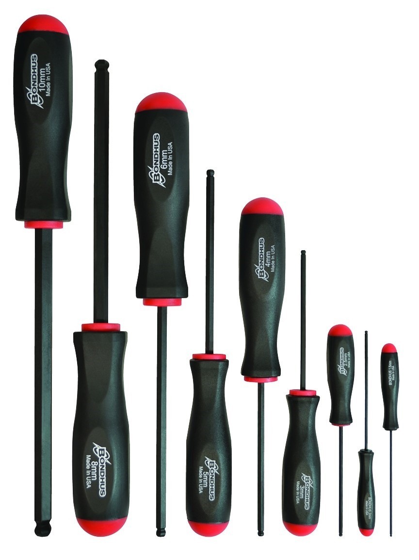 Bondhus 25pc Screwdriver Set, Ball End, Torx & Hex, Metric & Standard SAE USA