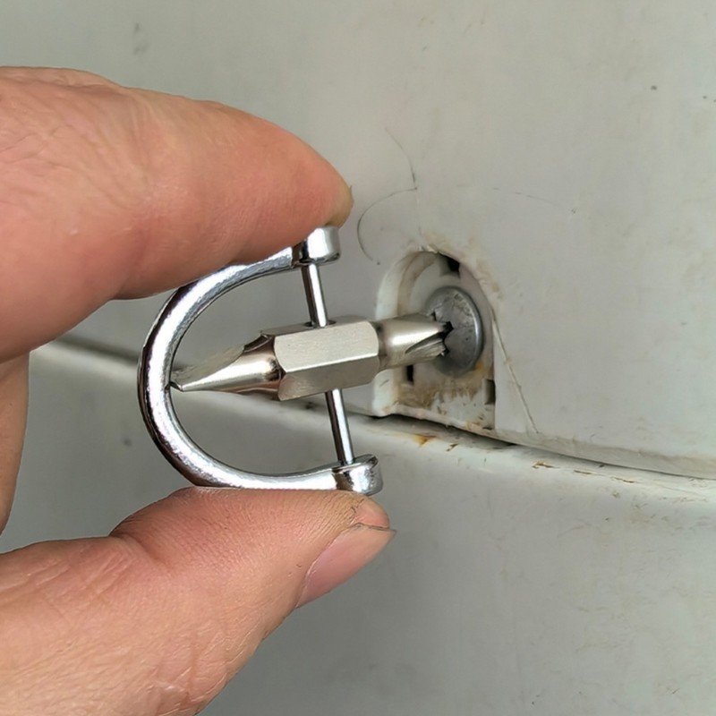 Practical Flathead Screwdriver Keychain For Everyday Carry Home And Travel Needs