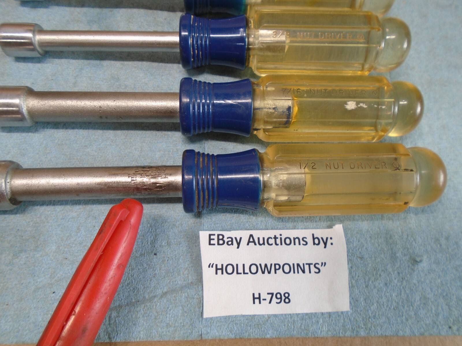 Craftsman USA 6 Pc. Nut Driver Set V Coded Hollow Shaft Type 3/16″ to 1/2″ H798