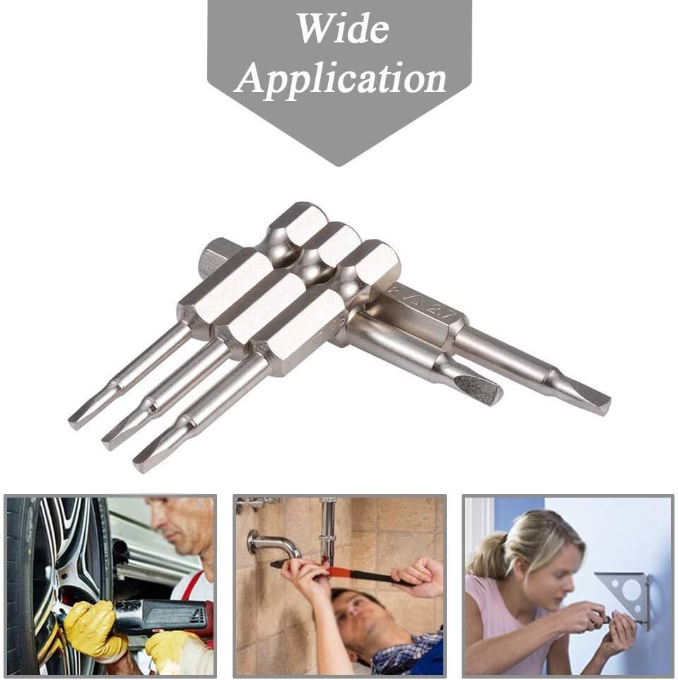 5 Pcs Magnetic Triangle Head Screwdriver Bit Set S2 Steel Triangular Screwdriver