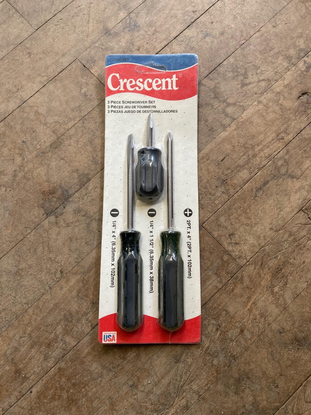 NOS Crescent 3pc Screwdriver Set – Slotted & Phillips (LCC1003ST)