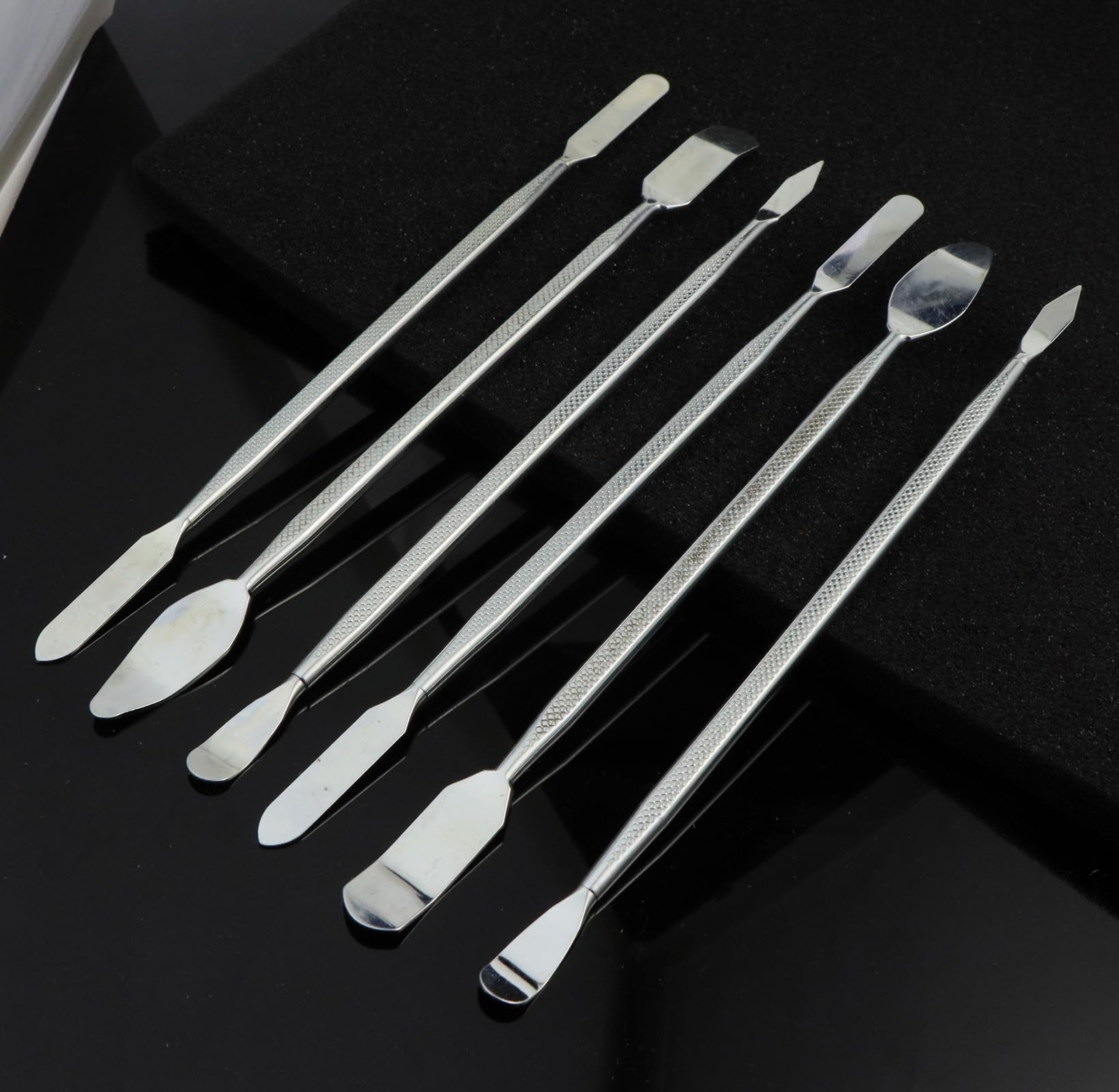 6 Pcs Metal Spudger Set Dual Ends Metal Spudger Pry Opening Repair Tools Kit