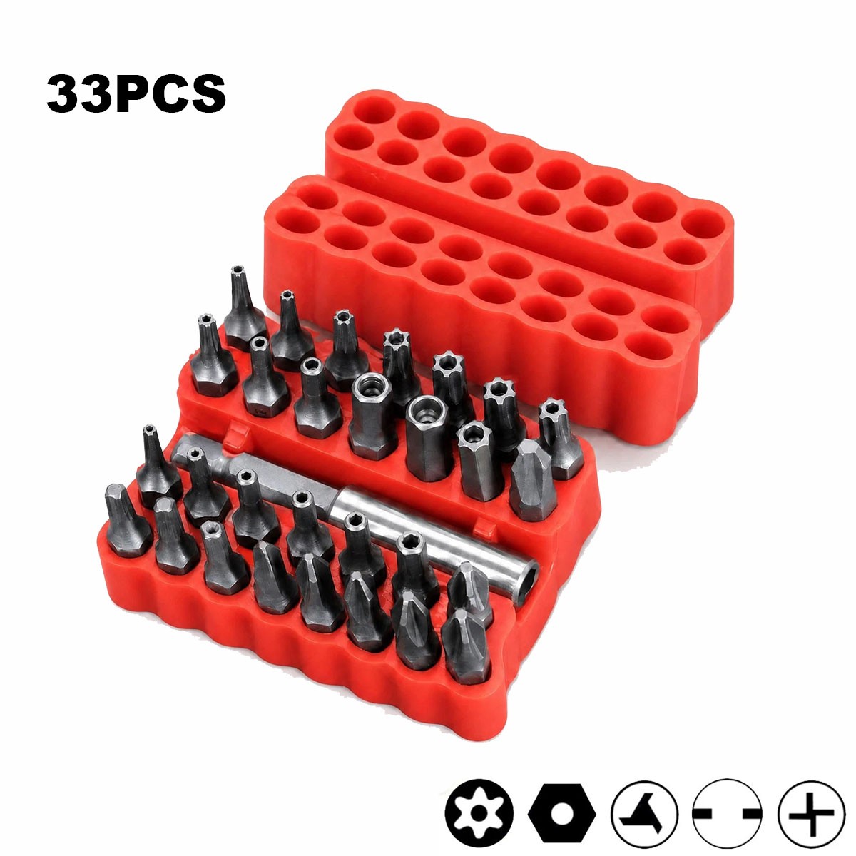 33Torx Bit Set Hex Star Spanner Tri Wing Screwdriver Tamper Proof Security Torq