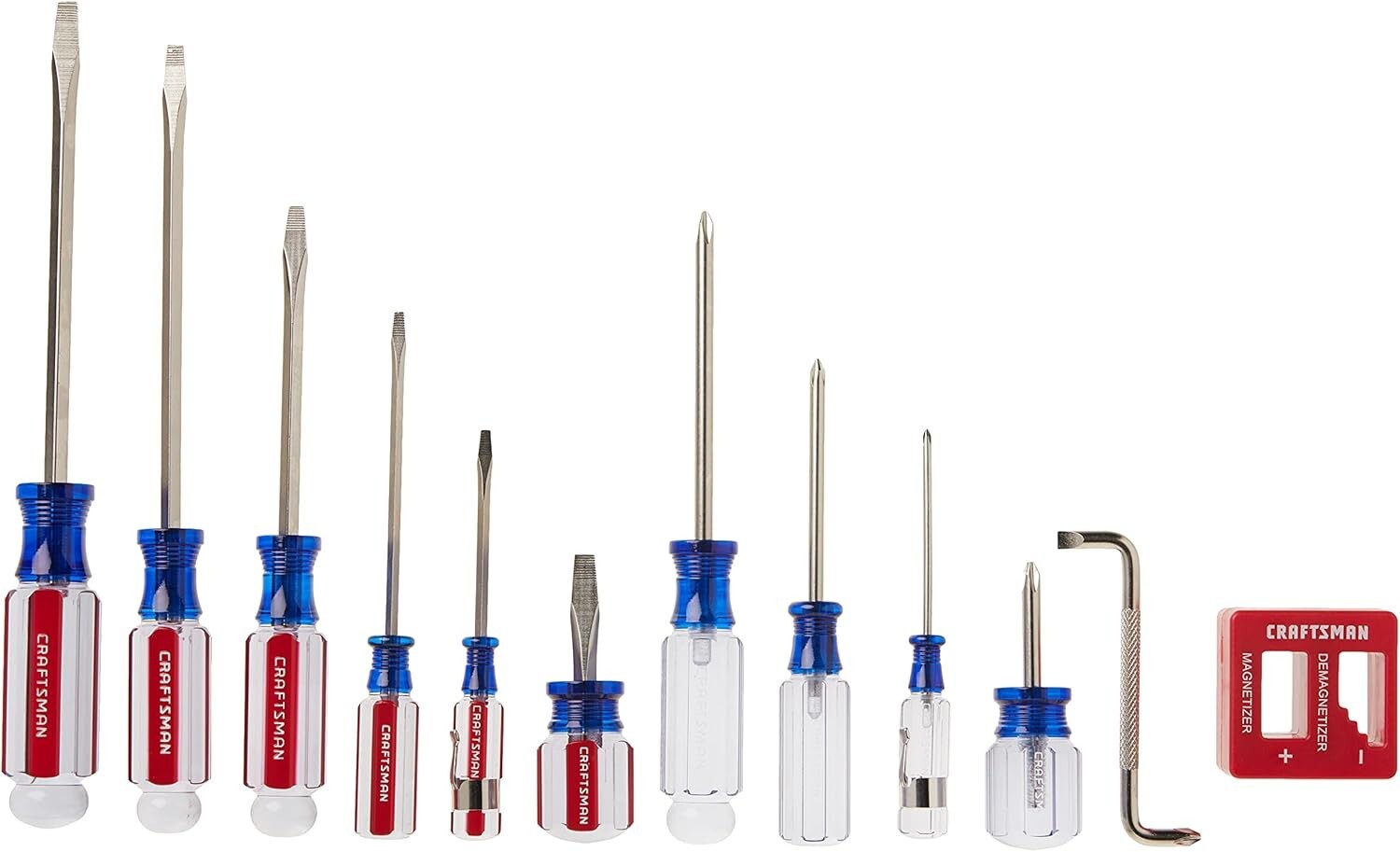 CRAFTSMAN Screwdriver Set, Assorted, 12Piece (CMHT65044)…