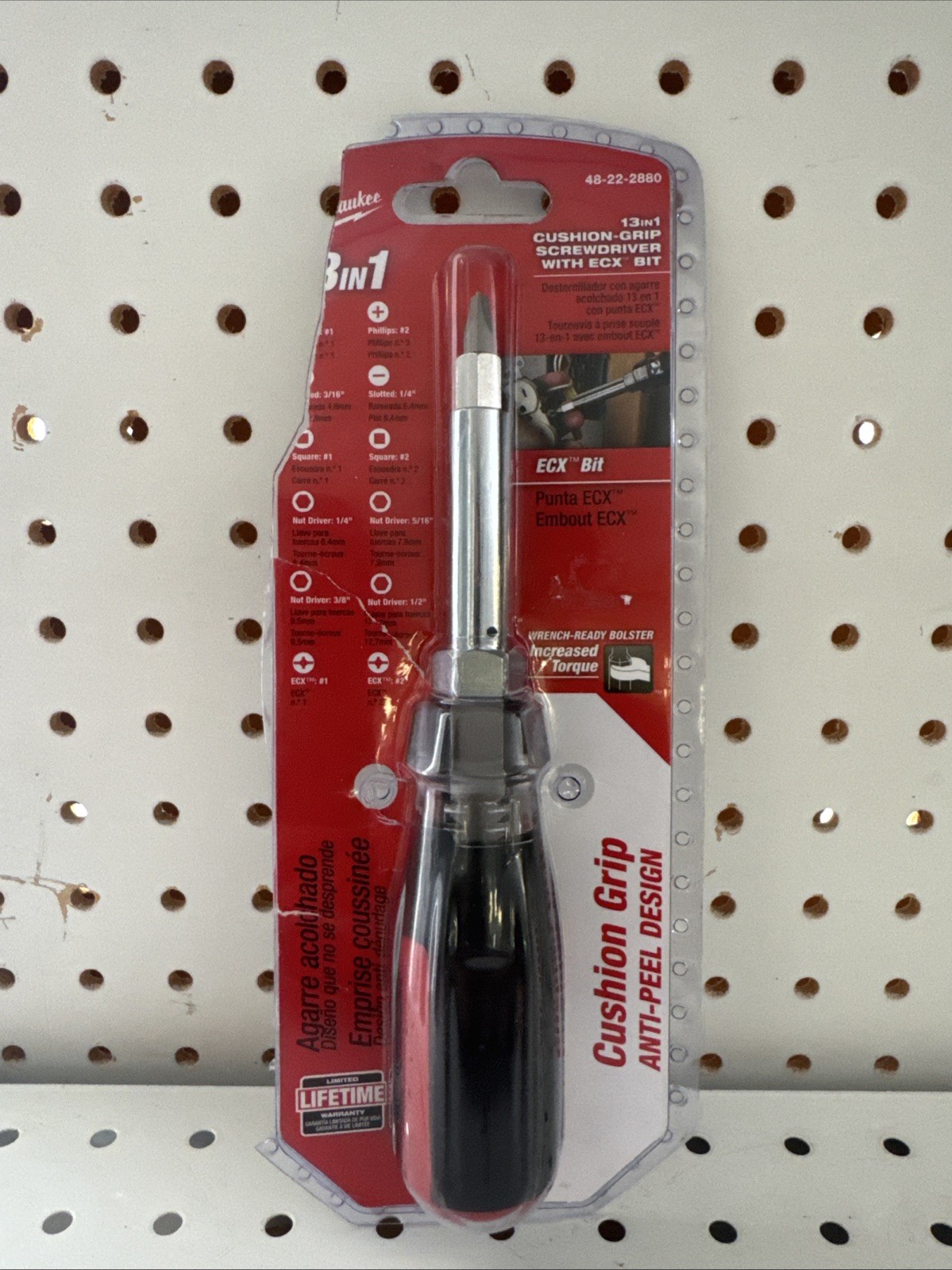 Milwaukee 48-22-2880 13-in-1 Cushion-Grip Screwdriver with ECX®