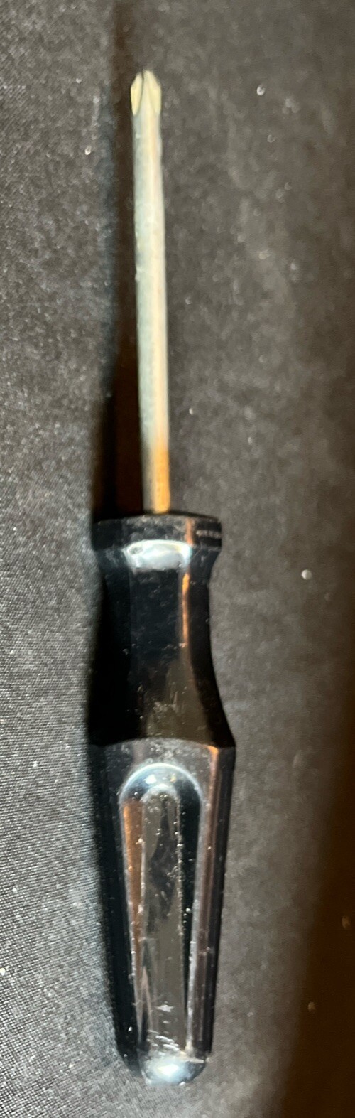 Vintage Crescent Phillips #1 Screwdriver Made in USA Black Great Condition