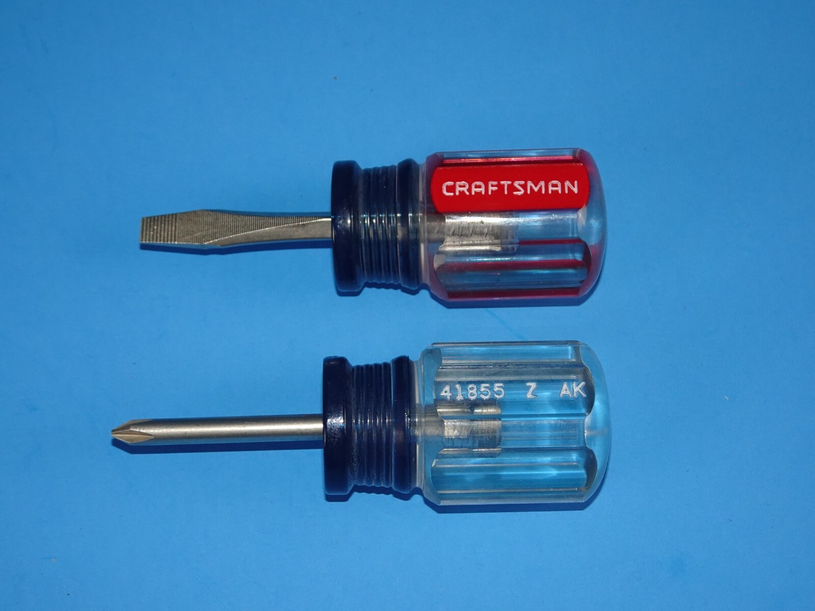 Craftsman Stubby Screwdrivers 3/16″ 41854 41855 New Sealed.