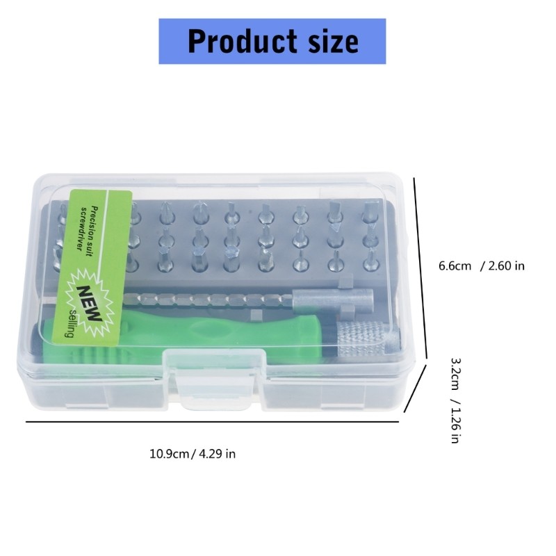 Essential 32 In 1 Precisions Screwdriver Set for Everyday Repairs & Assemblies
