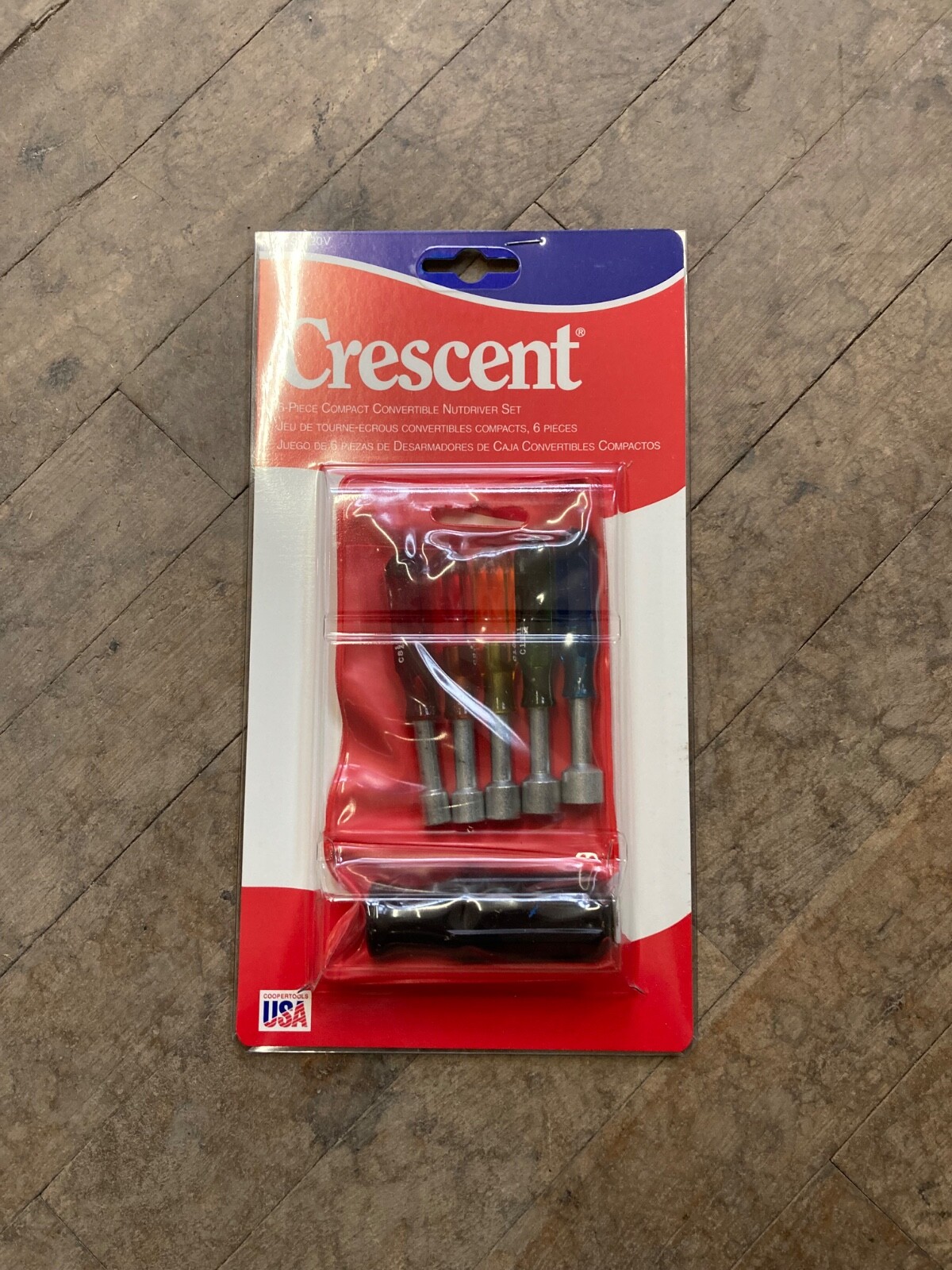 NOS Crescent 6pc Convertible Nut Driver Set (CS-120V)