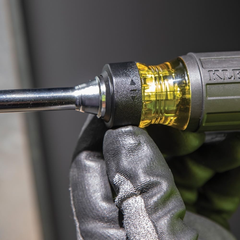 Multi-bit Ratcheting Screwdriver 15-in-1 with Phillips Slotted Torx Nut Driver