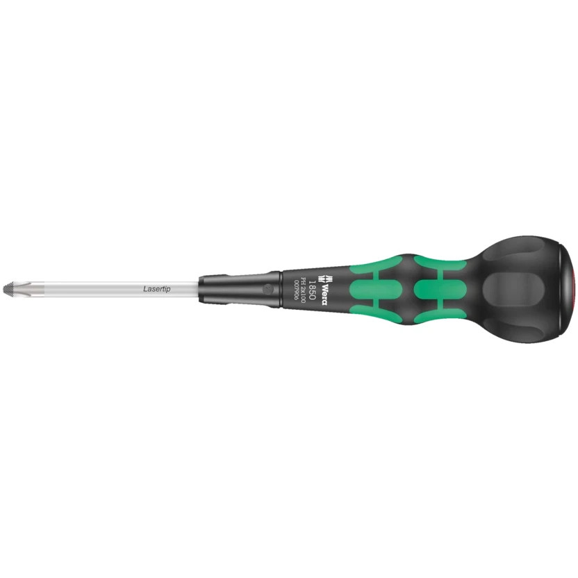 WERA 05007906001 1850 PH Kraftform Phillips-head screwdriver, PH 2 x 100 mm